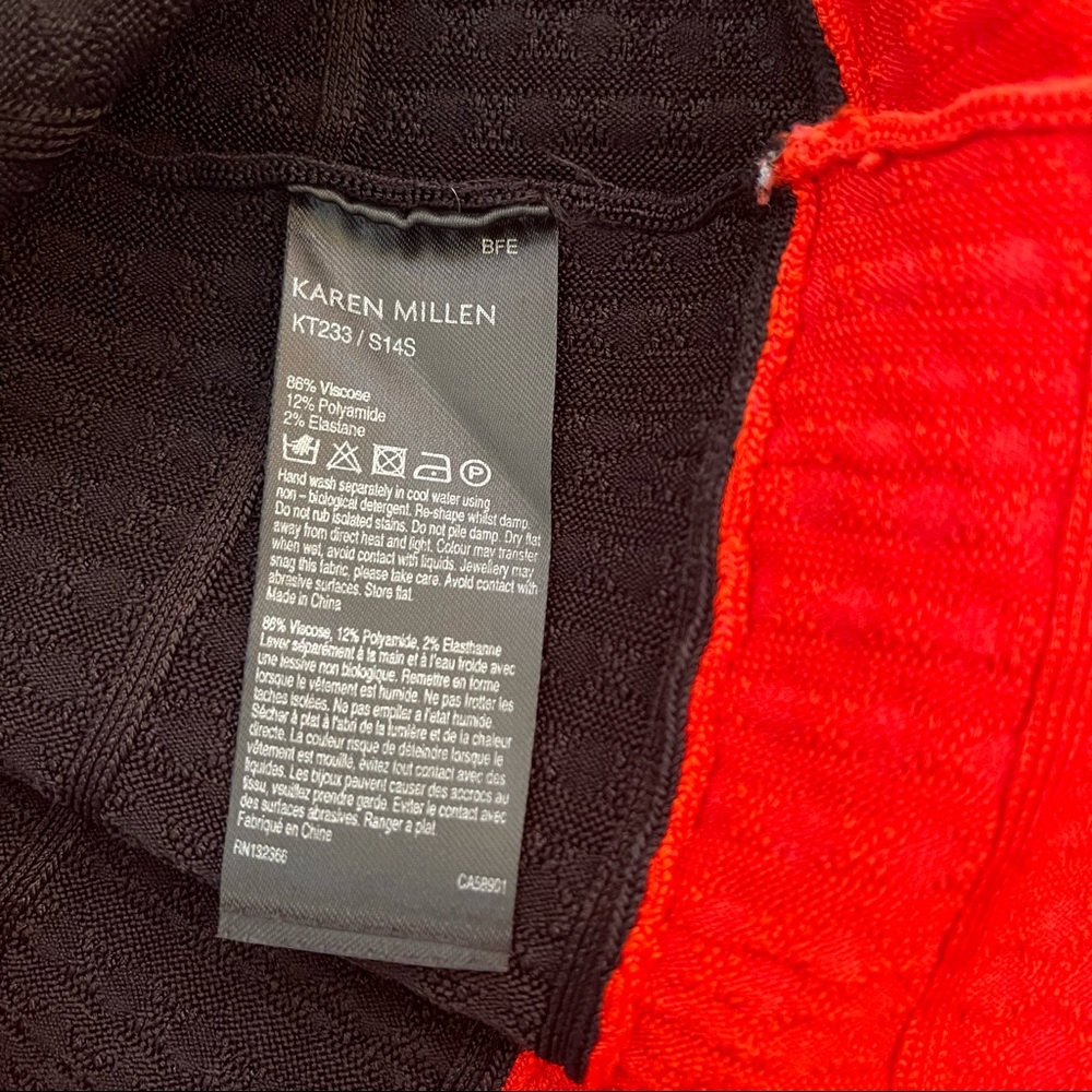 Karen Millen Color Block Flare Knit Dress - image 7